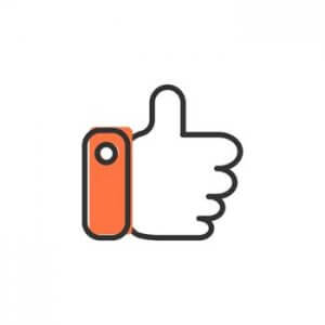facebook-likes-thumbs-up-caribmedia-aruba-orange-and-white-with-black-outline